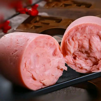 SOGREEN FOOD Double Pigeon Shijiazhuang Fresh Meat Castle Ham Sausage Instant Sausage Smoked Sausage Pork Multi Ham for Drinking Large Ham Meat Sausage Sliced and fried Drinks