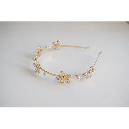 CHUANYANG  Headbands 01  Elegant and Elegant Small Fragrant Hair Hoops with High Quality Black Headbands and Accessories