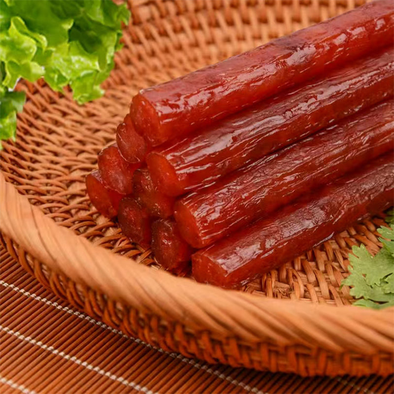 SOGREEN FOOD Double Pigeon Shijiazhuang small sausage Cantonese sweet small barbecued sausage sausage hot pot ingredients barbecue skewers ready to eat under the wine dishes Mini Sweet Sausages Farmer's Bacon
