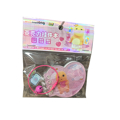 Luoyu Acrylic Coil Book (Loose-leaf)(Customised products, price ask customer service)  Cartoon creative pendant loose leaf book