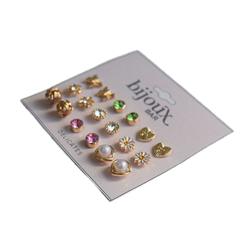 CHUANYANG  Earring set   A new trendy earring set with niche design and high-end feel