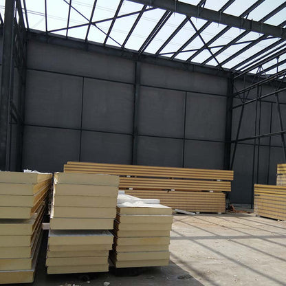 LINGSHUN   Mechanized rock wool board, fireproof purification board, composite sandwich board