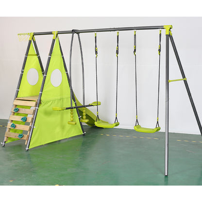 JiSheng Tower swing 312*267*195cm Starting lot 500(Price please ask customer service) Single Bar Swing Soft board swing
