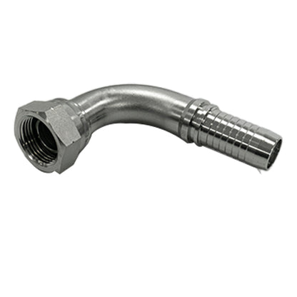 LONGYE  Hose fittings 90° English tube female thread 60° male taper standard core