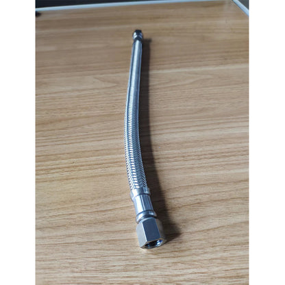 Shengjin Mute oil free air compressor inlet and outlet gas metal high pressure hose M14*1.5 Connector/pipe diameter Φ15mm,(Price please ask customer service)