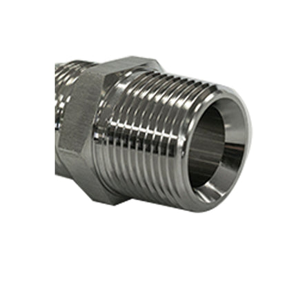 LONGYE  Transition Fittings American Transition Fittings JIC Male 74° Male Tapered / Fabric Tapered Pipe Male Threads