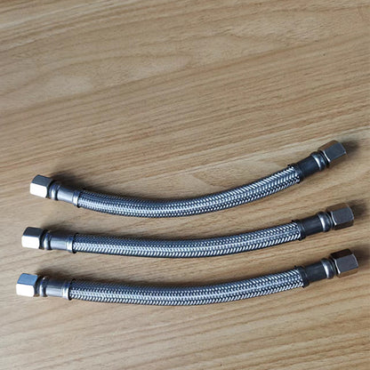 Shengjin Mute oil free air compressor inlet and outlet gas metal high pressure hose M14*1.5 Connector/pipe diameter Φ15mm,(Price please ask customer service)