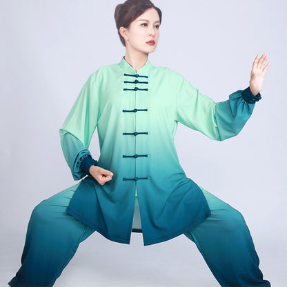 LUYIMEIDI  Green Tai Chi Clothing