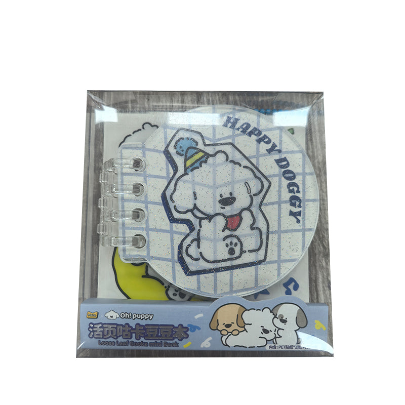 Luoyu Acrylic Coil Book (Loose-leaf)(Customised products, price ask customer service)  Cartoon creative pendant loose leaf book