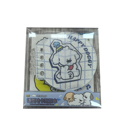 Luoyu Acrylic Coil Book (Loose-leaf)(Customised products, price ask customer service)  Cartoon creative pendant loose leaf book