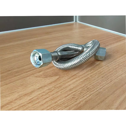 Shengjin Mute oil free air compressor inlet and outlet gas metal high pressure hose Thread 19mm, that is, 3/4*16 tooth joint/pipe diameter Φ15mm or 20mm(Price please ask customer service)