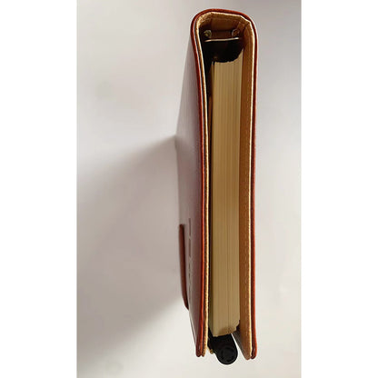 NANHENG  Loose-leaf notepad   Leather Laptop Workbook Business Meeting Record Book