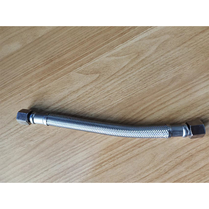 Shengjin Mute oil free air compressor inlet and outlet gas metal high pressure hose Thread 19mm, that is, 3/4*16 tooth joint/pipe diameter Φ15mm or 20mm(Price please ask customer service)