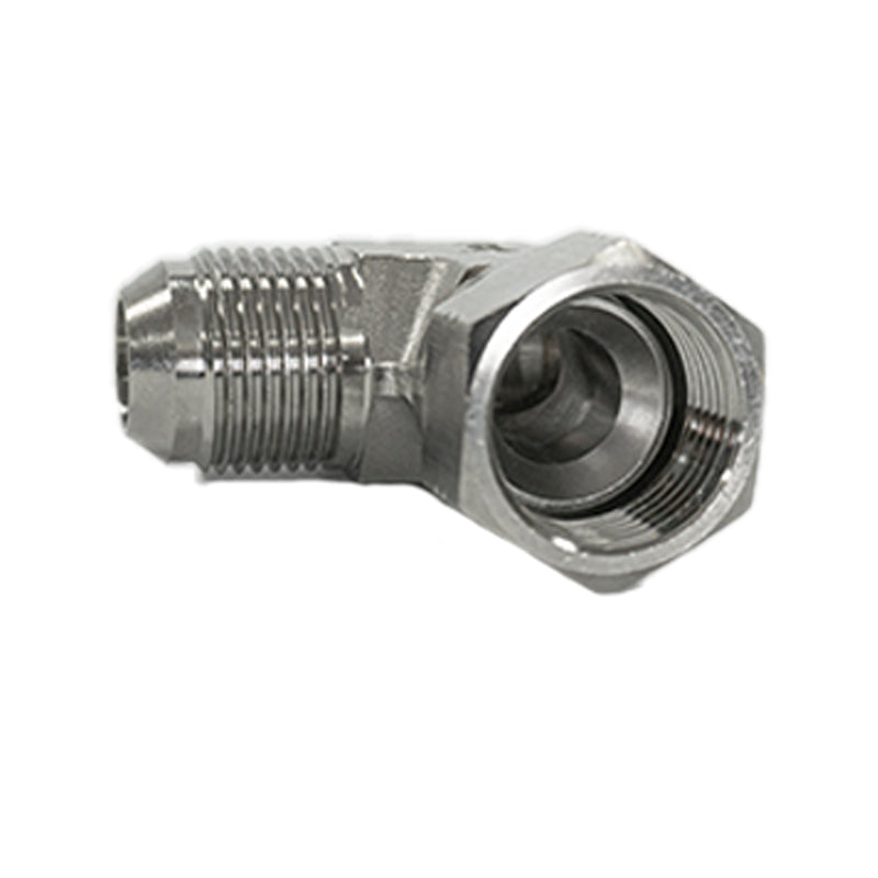 LONGYE  Transition Fittings U.S. Transition Fittings 90° Curved U.S. JIC Female and Male 74° Tapered