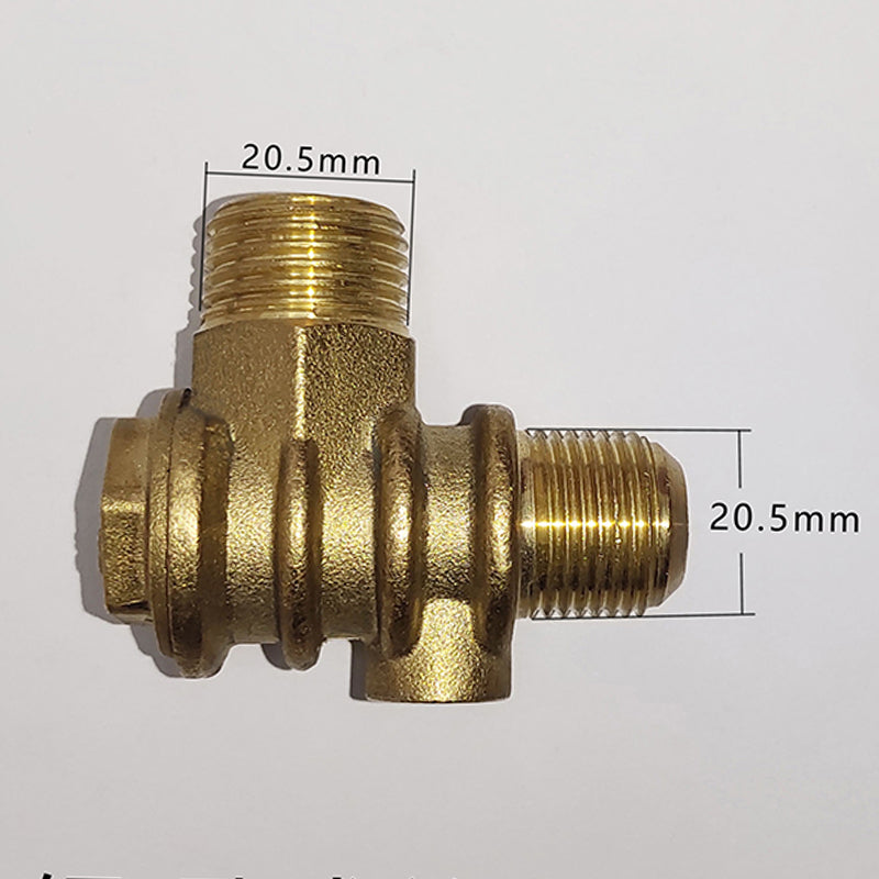 Shengjin Straight line oil-free air compressor accessories copper check valve, iron carbon steel elbow (Price please ask customer service)