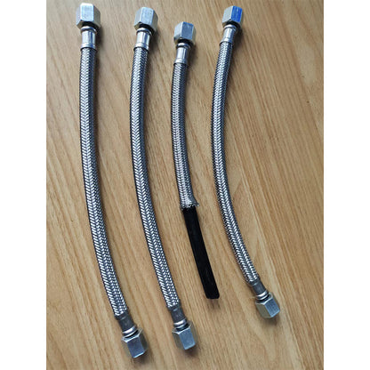 Shengjin Mute oil free air compressor inlet and outlet gas metal high pressure hose M14*1.5 connector/pipe diameter Φ12mm, M16*1.5 connector   (Price please ask customer service)