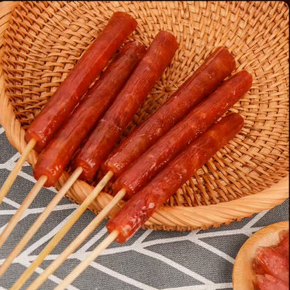 SOGREEN FOOD Double Pigeon Shijiazhuang small sausage Cantonese sweet small barbecued sausage sausage hot pot ingredients barbecue skewers ready to eat under the wine dishes Mini Sweet Sausages Farmer's Bacon