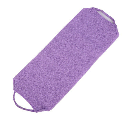 SHALI  Bath scrubbers elastic pull back towel stretchable bath towel nylon long sauna bath towel mud rubbing ash household use