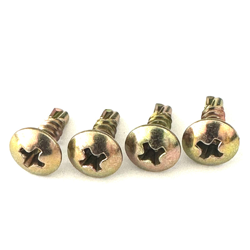 Juji Large flat head drill screw 4*12(Price please ask customer service)  Add hard high strength cross round head