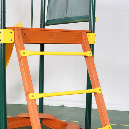 JiSheng Round steel and wooden swings 265*260*248cm Starting lot 500(Price please ask customer service)Basket Rocker Rattan Swing Chair