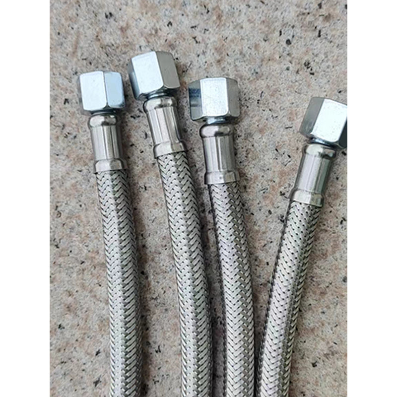 Shengjin Mute oil free air compressor inlet and outlet gas metal high pressure hose M14*1.5 connector/pipe diameter Φ12mm, M16*1.5 connector(Price please ask customer service)