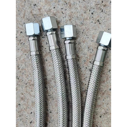 Shengjin Mute oil free air compressor inlet and outlet gas metal high pressure hose M14*1.5 connector/pipe diameter Φ12mm, M16*1.5 connector(Price please ask customer service)