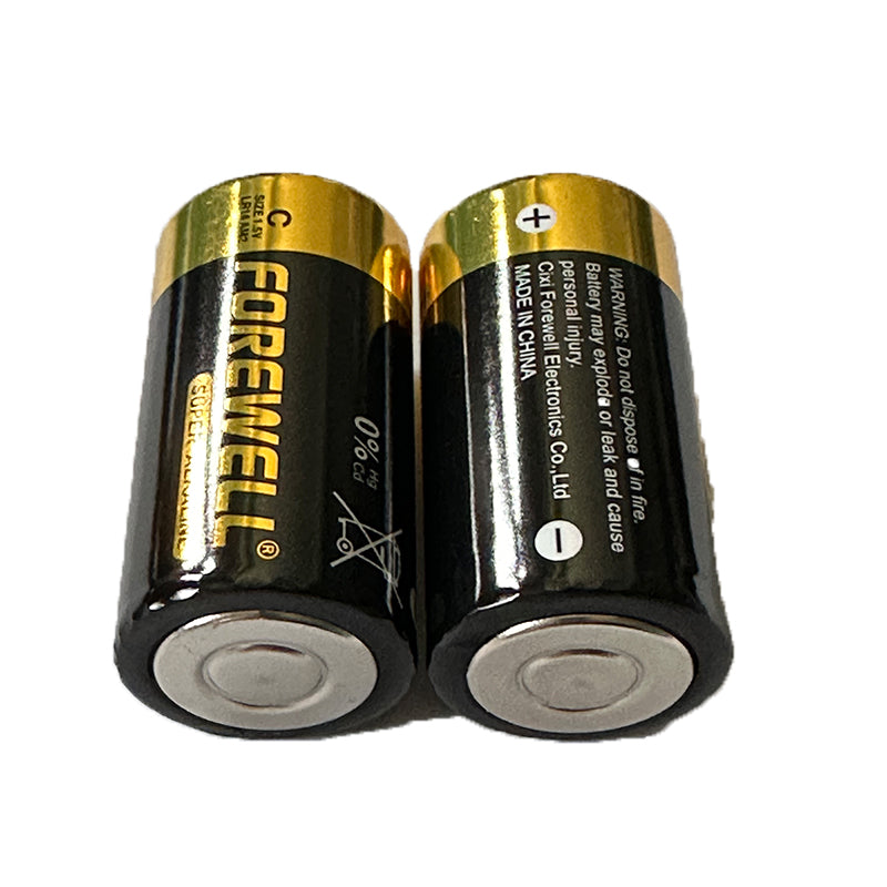 Weihe Alkaline dry cell LR14,2S  Durable, mercury-free and environmentally friendly