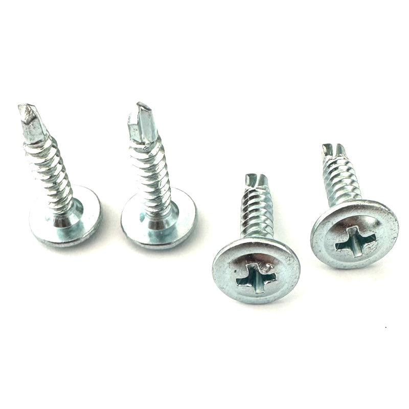 Juji Washers head drill screw 4.2*12(Price please ask customer service)  Cross large flat head drilling thread self-tapping self-drilling dovetail nail