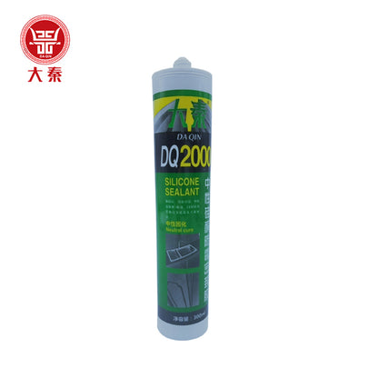 DAQIN  2000 neutral silicone weatherproof sealant  Medium size silicone structural adhesive, strong waterproof sealant, strong adhesion silicone structural adhesive