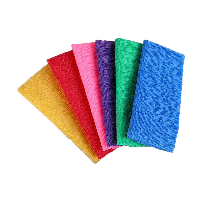 SHALI  Hardened sand nylon bath towel cross-border export long rubbing towel powerful cleaning mud rubbing ash sauna towel