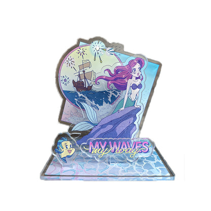 Luoyu Acrylic Standing Plaque(Customised products, price ask customer service)   Cute cartoon creative gift