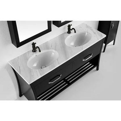 Dalong Quartz stone bathroom countertops(Price please ask customer service) Simple and modern One-piece washstand