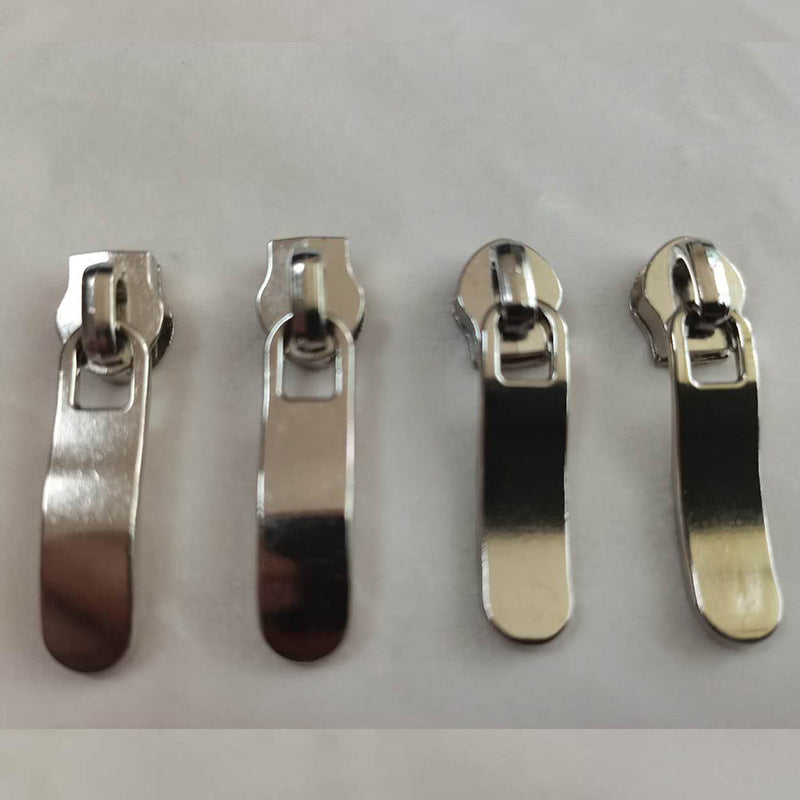 ANXIN  No. 5 big bent slider zipper puller wholesale supply wholesale zipper can be set zipper puller zipper puller factory  Detachable zipper head, luggage zipper head, nylon resin zipper head