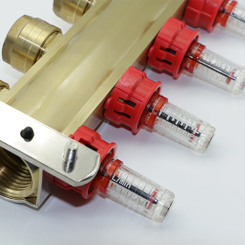 HUIBO  Copper flow meter water distributor HB-08317 1"