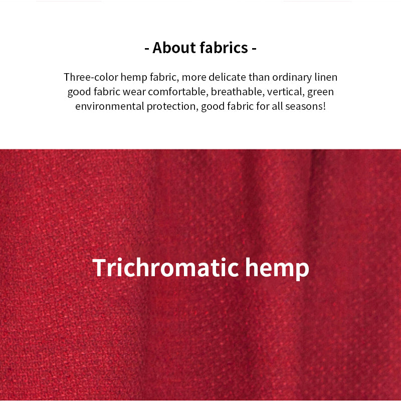 LUYIMEIDI  Three-color Hemp Tai Chi Uniform