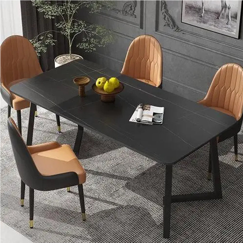 Dalong Rock plate table top(Price please ask customer service) Simple fashion home dining table