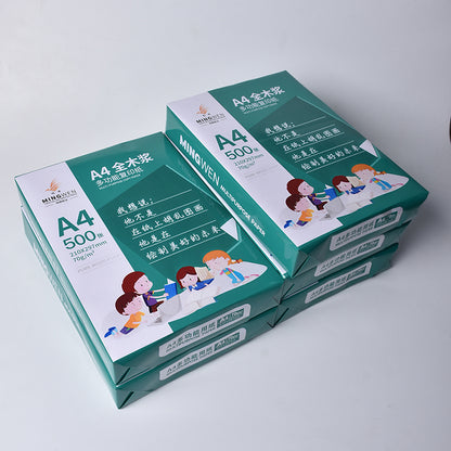 MINGWEN  70g of this white eye protection environmental protection A4 carton 5 packaging