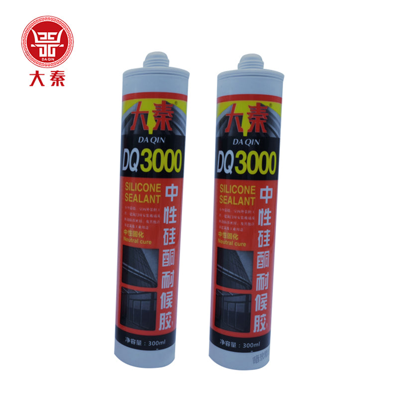 DAQIN  3000 neutral silicone weather-resistant adhesive  Medium size silicone weather resistant adhesive, strong waterproof sealant, glass adhesive waterproof