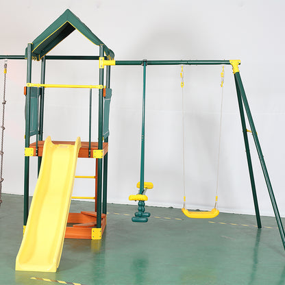 JiSheng Round steel and wooden swings 265*260*248cm Starting lot 500(Price please ask customer service)Basket Rocker Rattan Swing Chair