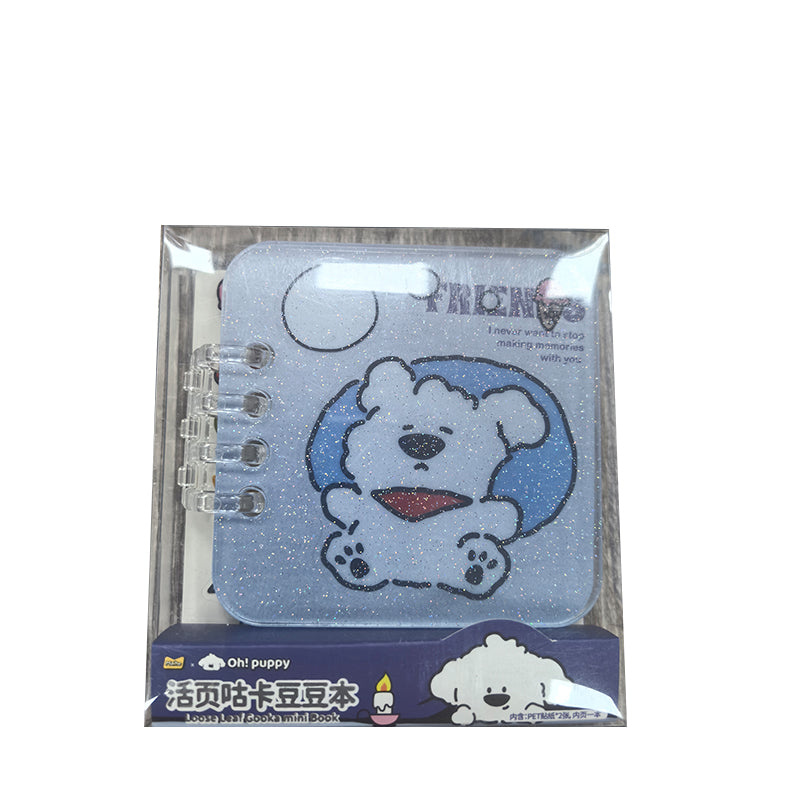 Luoyu Acrylic Coil Book (Loose-leaf)(Customised products, price ask customer service)  Cartoon creative pendant loose leaf book