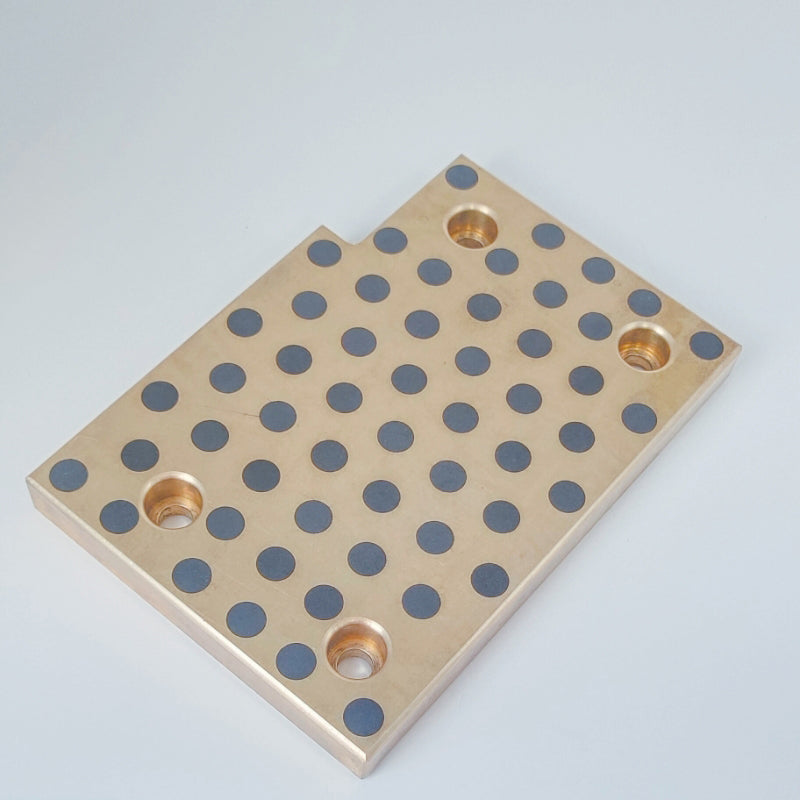 LIYI  Copper Slide Plate (SFP)  Self-lubricating graphite copper plate Wear-resistant slide plate