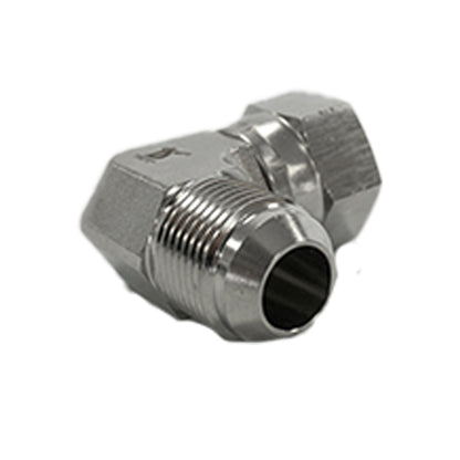 LONGYE  Transition Fittings U.S. Transition Fittings 90° Curved U.S. JIC Female and Male 74° Tapered
