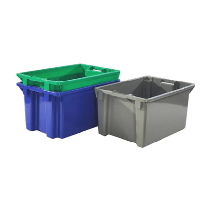 fushida Flip the nested solid box（Starting batch 500）Thickened plastic storage basket Teaching aid basket storage box