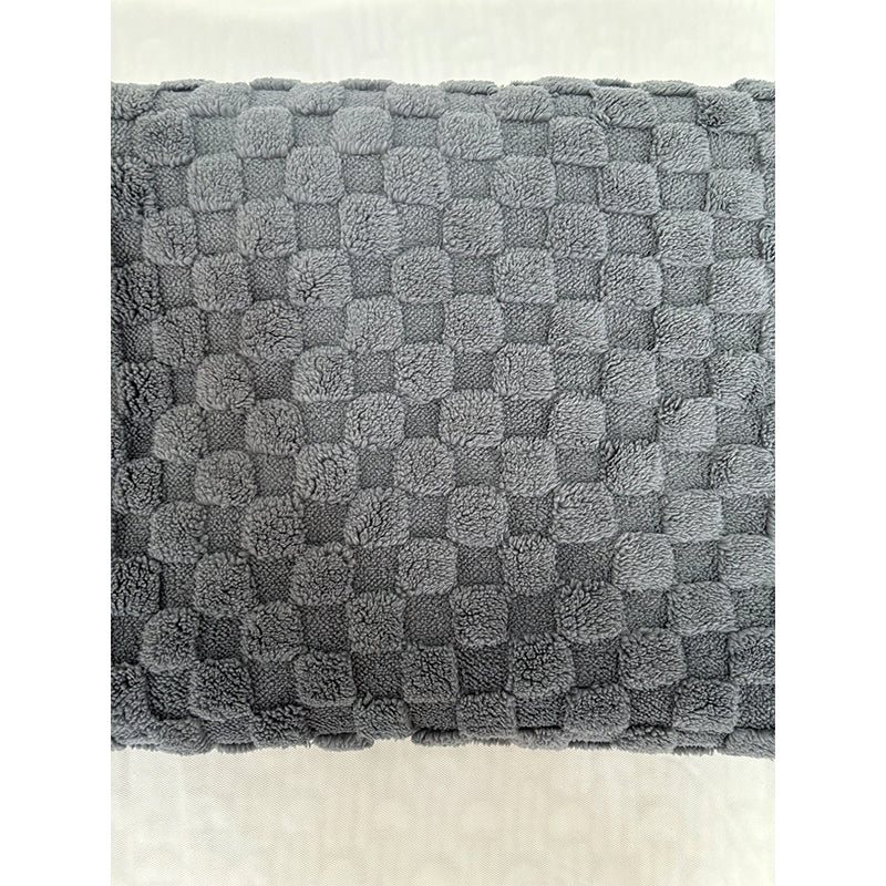 Minqi (suede jacquard) small square velvet pattern Width 180cm-240cm g weight 220-320g/m^2 1/ roll Starting batch 2 tons  Comfortable coral velvet solid color