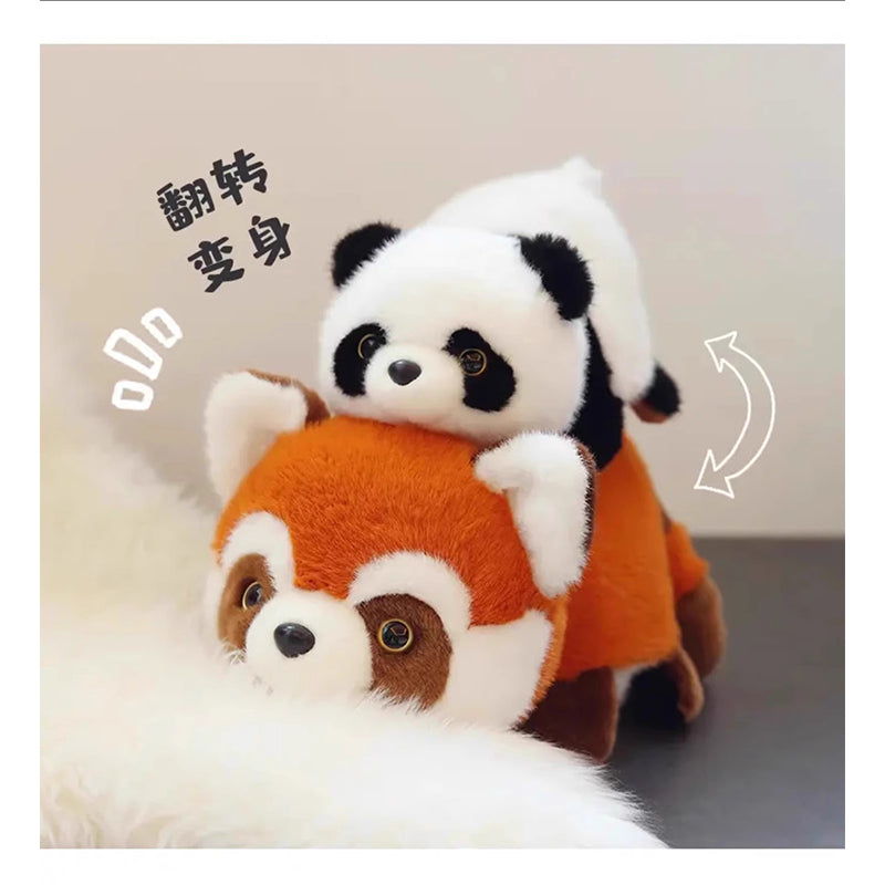 Xuqian Turn into a panda Dimensions 25 cm, 35 cm, 45 cm, 55 cm  Fun doll flip bear Children's gift