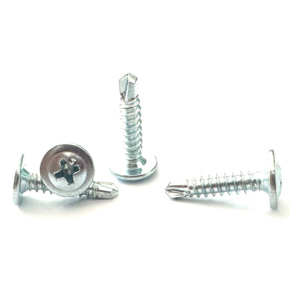 Juji Washers head drill screw 4.2*12(Price please ask customer service)  Cross large flat head drilling thread self-tapping self-drilling dovetail nail