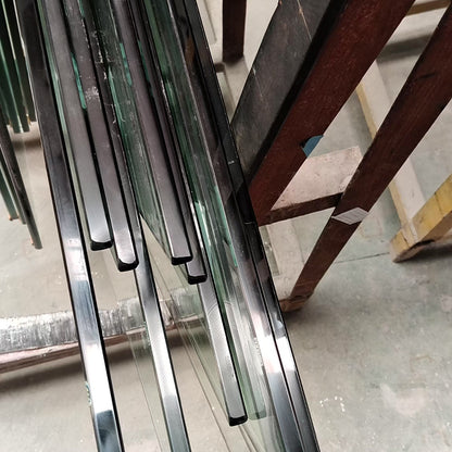 HaoXiang Stairway Handrail Glass(Price please ask customer service)Loft Double Beam Glass Glass Plate Table