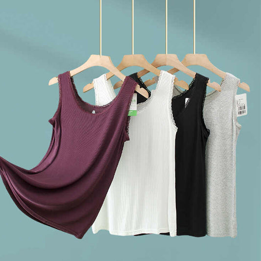 AB  Modal ribbed camisole Starting batch 200  Modal vest AB underwear heart
