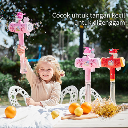 HUALONG  Super Flash licensed two-sided windmill bubble wand