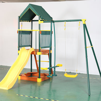 JiSheng Round steel and wooden swings 265*260*248cm Starting lot 500(Price please ask customer service)Basket Rocker Rattan Swing Chair